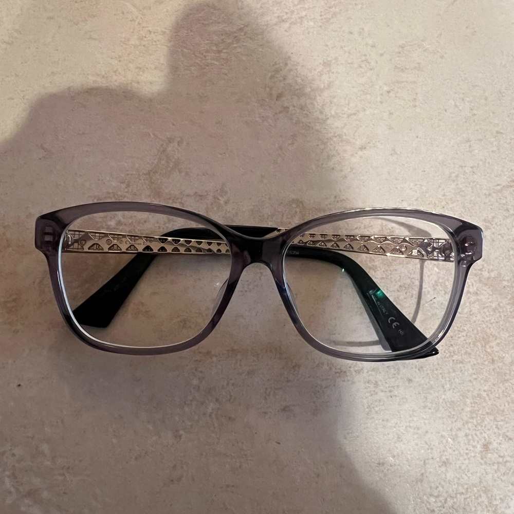 Dior Women's Glasses - Black and Silver